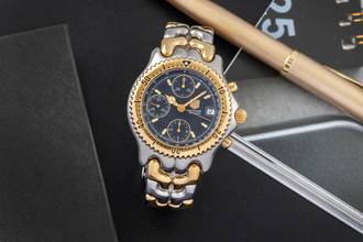 Thumbnail von TAG Heuer Link Chronograph Steel / Gold-Plated Automatic Ref. CG2121-R0