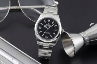 Thumbnail von Rolex Explorer Oyster Edelstahl Automatik Herren Ref. 124270 Box & Papiere 2022