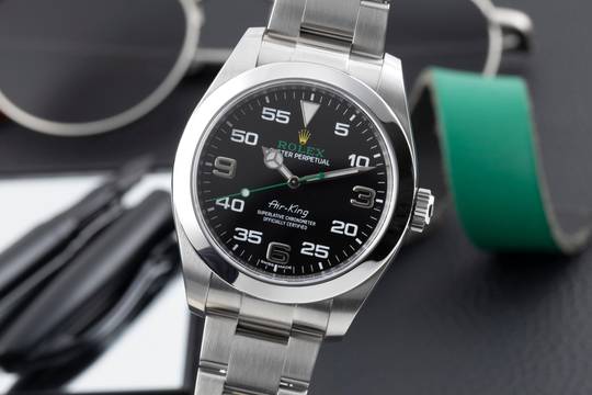  Rolex Air King Oyster Edelstahl Automatik Herrenuhr Ref. 116900 B&P 2020 