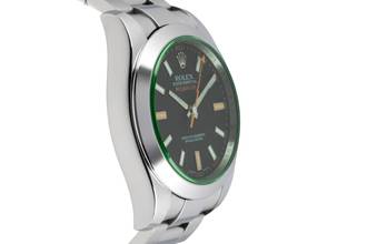 Thumbnail von Rolex Milgauss Black Dial Stainless Steel Automatic Men's Watch Ref. 116400GV B&P 2008