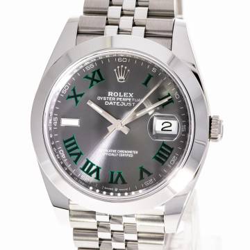 Rolex Datejust 41 Wimbledon Jubilee – 126300 – like NEW – 04/2023 Full Set