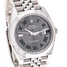 Thumbnail von Rolex Datejust 41 Wimbledon Jubilee – 126300 – like NEW – 04/2023 Full Set