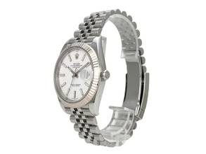 Thumbnail von Rolex Datejust 41 Edelstahl Weißgold 126334 Weiß Jubile-Band