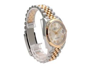Thumbnail von Rolex Datejust 36 Oystersteel / Gelbgold 126233 Silber Römisch Diamant Jubile-Band