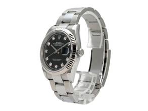 Thumbnail von Rolex Datejust 36 Oystersteel Weißgold Ref. 126234 Schwarz Diamant