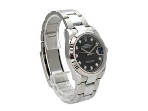 Thumbnail von Rolex Datejust 36 Oystersteel Weißgold Ref. 126234 Schwarz Diamant