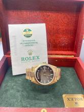 Thumbnail von Rolex Day-Date 36 18038 TOP CONDITION. y.1986 RARE BROWN VIGNETTE DIAMOND Dial