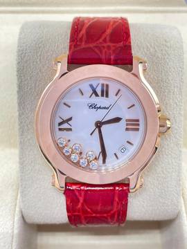 Chopard Happy Sport Rosegold 18Kt. with Diamonds,Top Condition