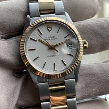 Thumbnail von Tudor Prince Oysterdate Quartz Prototype silver dial NEW NOS Full Set 1980's