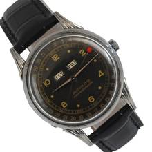 Movado Calendomatic トリプルデイト 16207 ブラックダイヤル スチール 1950年代