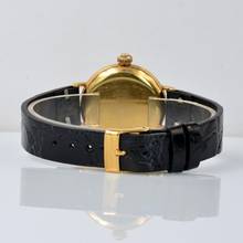 Thumbnail von Longines Chronograph Monopusher for Grands Prix Porcelain dial gold 18KT 1930's