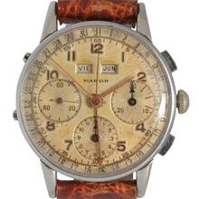 Thumbnail von Marvin Chronograph Dato Compax Tropical dial valjoux 72C 1950’s