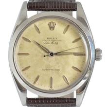 Thumbnail von Rolex Air King 5504 Super Precision silver dial 1957's