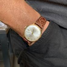 Thumbnail von Movado Kingmatic Sub-Sea Kingmatic Date silver dial yellow gold 14KT 1960’s