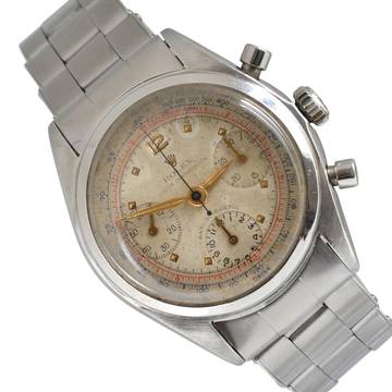  Rolex Chronograph 6034 Pre-Daytona bicolor dial 1950s 