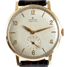 Thumbnail von Rolex Precision Classic Oversize 34MM Ivory dial yellow gold 9KT 1953