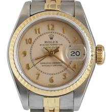 Thumbnail von Rolex Lady-Datejust 69173 Ladies 26MM Enamel cream dial Full Set 1994