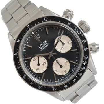  Rolex Daytona Cosmograph 6263 Daytona Sigma black dial Full Set 1975's 