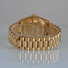 Thumbnail von Rolex Day-Date 18038 President Factory soleil blue dial diamonds gold 18KT Full Set
