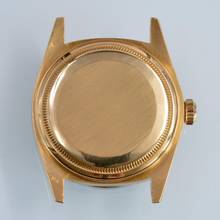 Thumbnail von Rolex Day-Date 18038 President Factory soleil blue dial diamonds gold 18KT Full Set