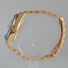 Thumbnail von Rolex Day-Date 18038 President Factory soleil blue dial diamonds gold 18KT Full Set