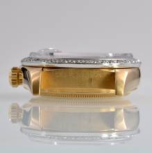 Thumbnail von Rolex Day-Date 18038 President Factory soleil blue dial diamonds gold 18KT Full Set
