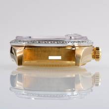 Thumbnail von Rolex Day-Date 18038 President Factory soleil blue dial diamonds gold 18KT Full Set
