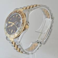 Thumbnail von Rolex GMT-Master 16753 Brown Tiger Eye Nipple dial Full Set TOP Condition 1982