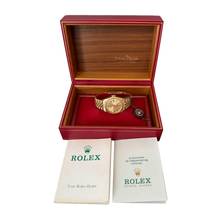 Thumbnail von Rolex Datejust 1611 Champagne dial yellow gold 18KT Full Set 1972