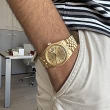 Thumbnail von Rolex Datejust 1611 Champagne dial yellow gold 18KT Full Set 1972