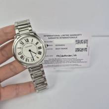  Cartier Ronde Croisière de Cartier Must Full Steel 36mm Quartz Completo 