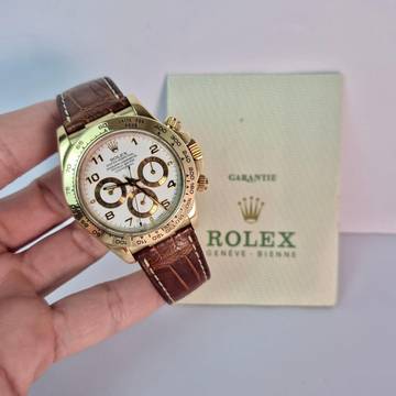 Rolex Daytona Yellow Gold Zenith Movement 40mm Automático Completo