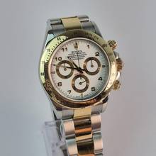 Thumbnail von Rolex Daytona Ouro & Aço Racing White Dial 40mm Automático Completo