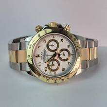 Thumbnail von Rolex Daytona Ouro & Aço Racing White Dial 40mm Automático Completo
