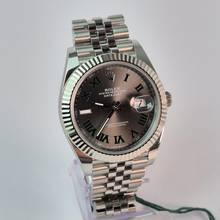 Thumbnail von Rolex Datejust 41 41mm Ouro Branco & Aço Wimbledon Jubilee Automático Completo