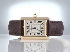 Thumbnail von Cartier Tank Louis Cartier Large Model Yellow Gold 750 2016 W1529756 Gold Women Men