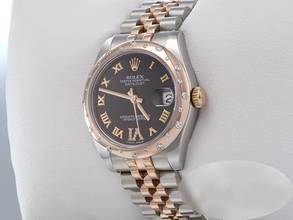 Thumbnail von Rolex Datejust 31 Medium 31mm 178341 2014 Lc100 Stahl Rosegold 750 Diamanten Gold