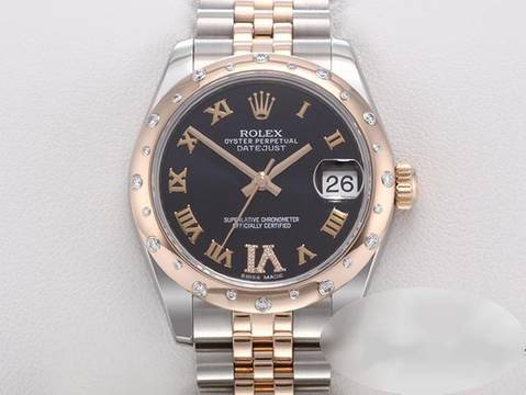  Rolex Datejust 31 Medium 31mm 178341 2014 Lc100 Stahl Rosegold 750 Diamanten Gold 
