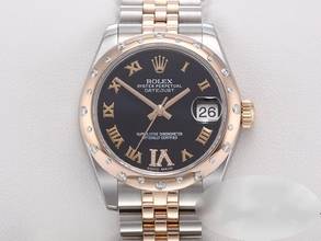 Thumbnail von Rolex Datejust 31 Medium 31mm 178341 2014 Lc100 Stahl Rosegold 750 Diamanten Gold