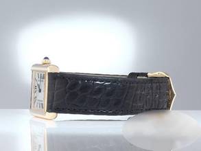 Thumbnail von Cartier Tank Solo Lady Tank Solo stainless steel yellow gold 750 2020 W5200002 steel gold ladies