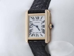 Thumbnail von Cartier Tank Solo Lady Tank Solo stainless steel yellow gold 750 2020 W5200002 steel gold ladies