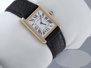 Thumbnail von Cartier Tank Solo Lady Tank Solo stainless steel yellow gold 750 2020 W5200002 steel gold ladies