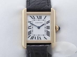 Thumbnail von Cartier Tank Solo Lady Tank Solo stainless steel yellow gold 750 2020 W5200002 steel gold ladies