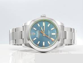 Thumbnail von Rolex Milgauss 116400GV 2017 Z-blue stainless steel automatic Rolex service 2024 steel blue