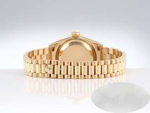 Thumbnail von Rolex Lady-Datejust Gelbgold 750 Diamanten 1998 Automatik Gold Damen