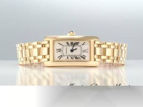 Thumbnail von Cartier Tank Américaine Yellow Gold 750 Cartier Service Gold in July 2026