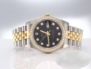 Thumbnail von Rolex Datejust 36 36mm 116243 2016 Stahl Gelbgold 750 Diamanten Automatik Gold