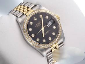 Thumbnail von Rolex Datejust 36 36mm 116243 2016 Stahl Gelbgold 750 Diamanten Automatik Gold