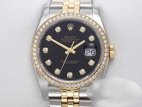 Thumbnail von Rolex Datejust 36 36mm 116243 2016 Stahl Gelbgold 750 Diamanten Automatik Gold