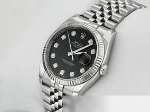 Thumbnail von Rolex Datejust 36mm 116234 2019 Stahl Weissgold 750 Diamanten Automatik Stainless Steel 18kt White Gold Jubilé-band Chronometer Oyster Black Dial